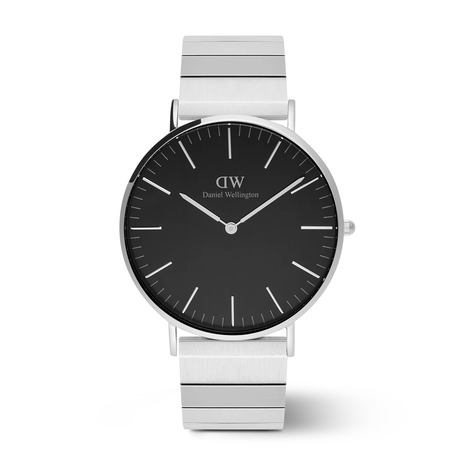 DW00100774 - Classic Piano Link Onyx Silver -