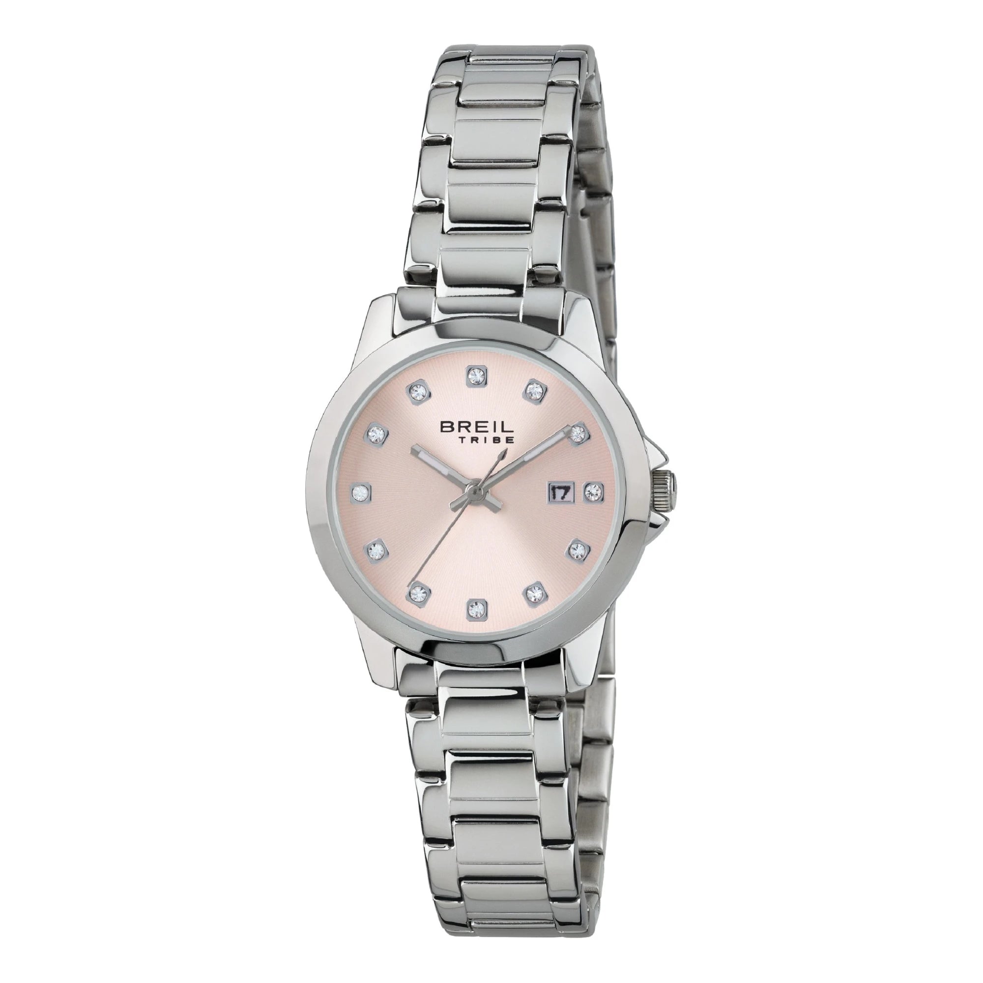 Breil Classic Elegance EW0408 | Orologio Donna Solo Tempo Cristalli Indici Acciaio 28mm