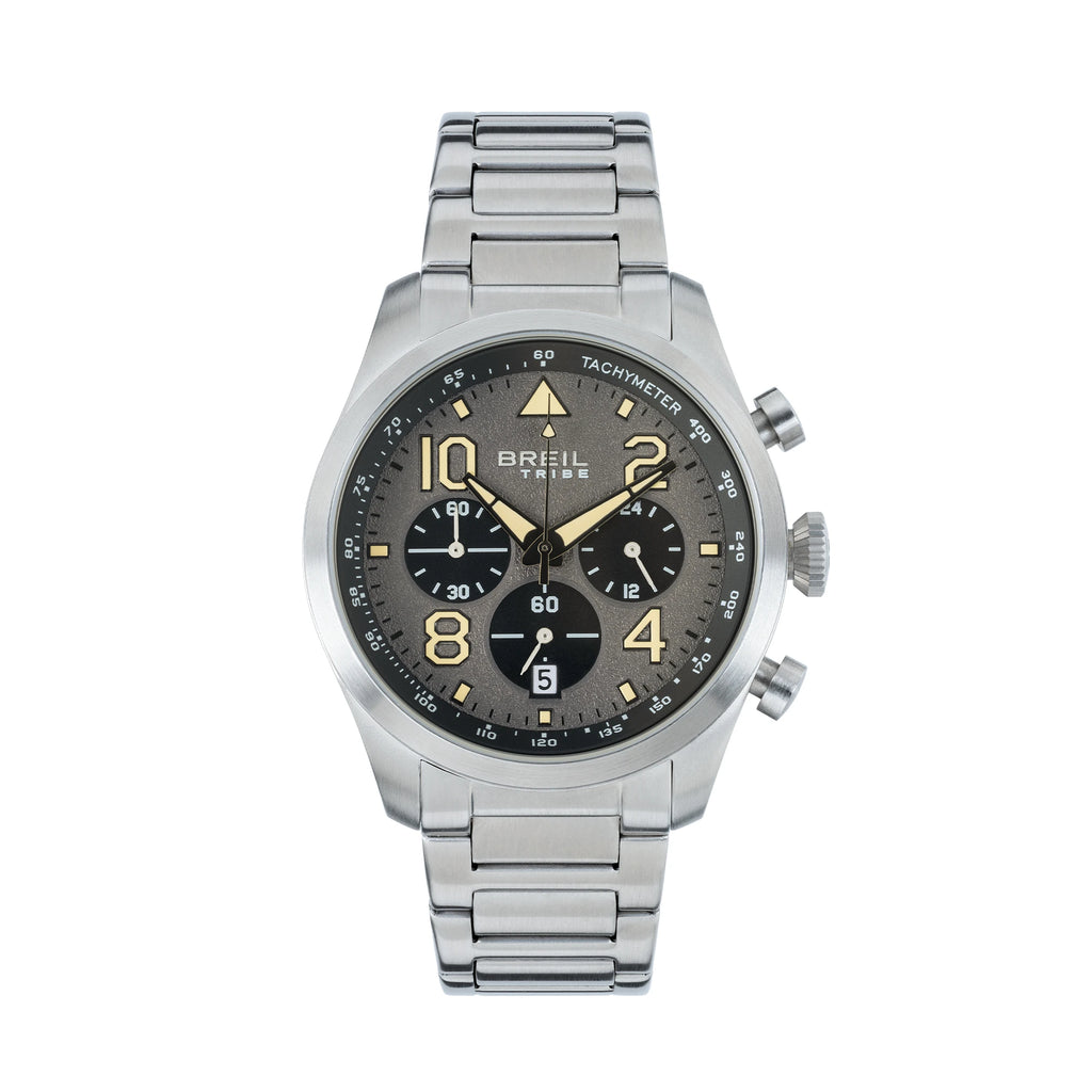 Orologio Breil Recon EW0839 – Orologio Uomo Pilot Solo Tempo Acciaio Satinato Quadrante Grey 42mm da Cicco Gioielleria