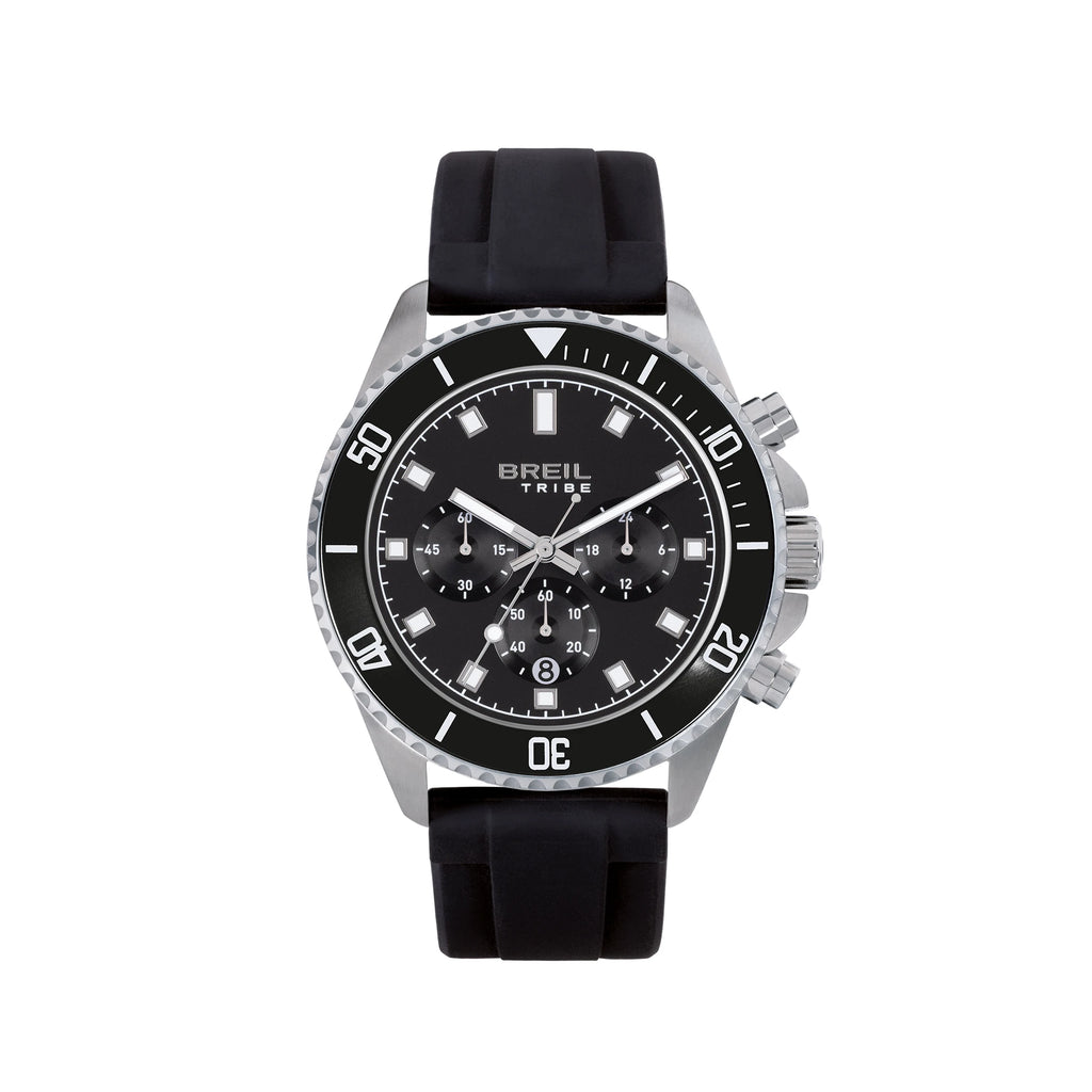 Breil Stand Guard EW0846, cronografo uomo cassa acciaio bilux 44mm quadrante nero – CICCO Gioielleria