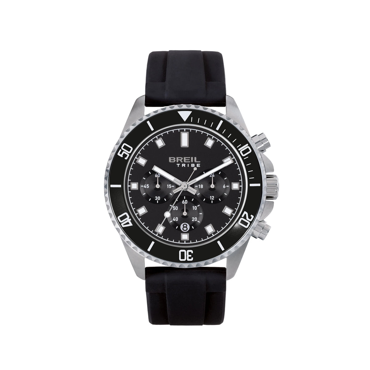 Breil Stand Guard EW0846, cronografo uomo cassa acciaio bilux 44mm quadrante nero – CICCO Gioielleria