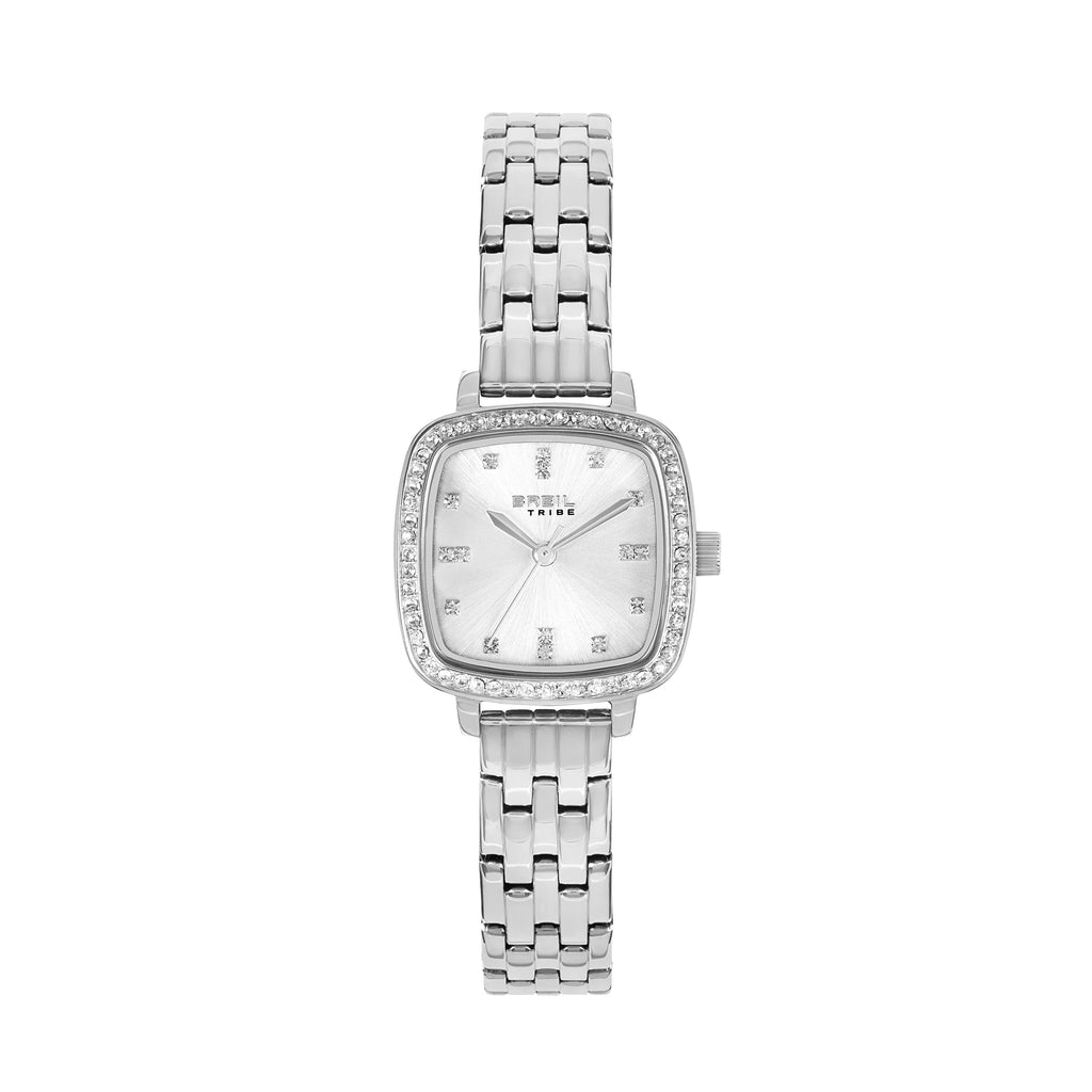 Orologio donna Breil Aurea EW0848 in acciaio con quadrante silver e lunetta con cristalli