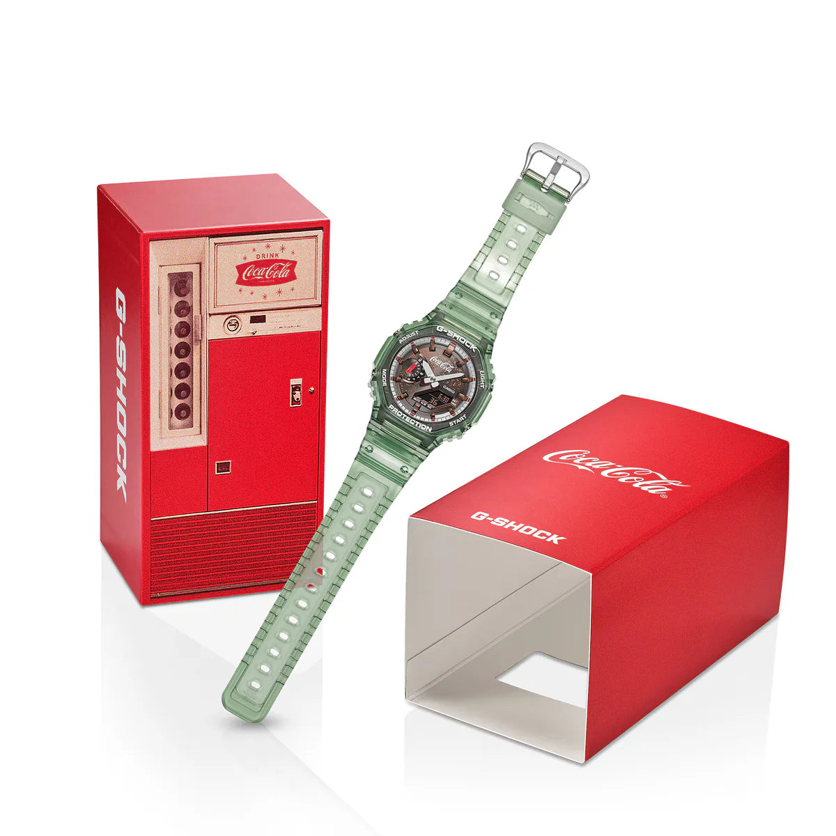 Casio G-SHOCK GA-2100CC-3A – Packaging edizione limitata Coca-Cola® – CICCO Gioielleria