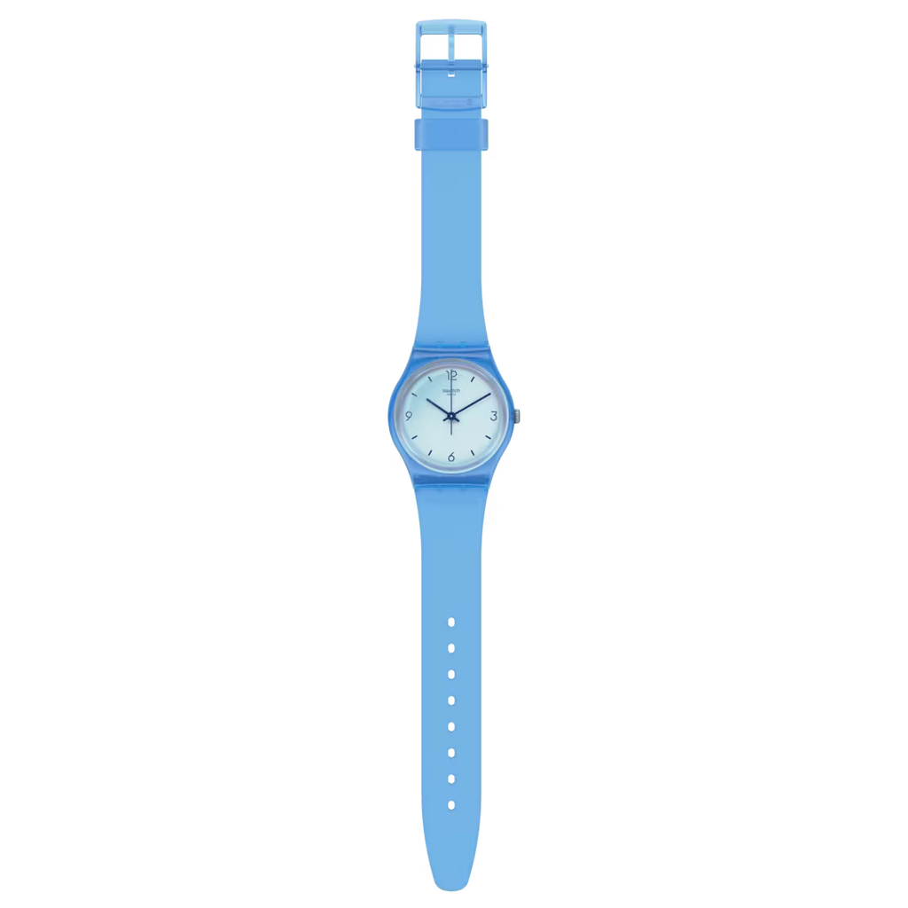 Orologio Swatch Gent Swan Ocean GS165 – Effetto specchio blu trasparente | Cicco Gioielleria
