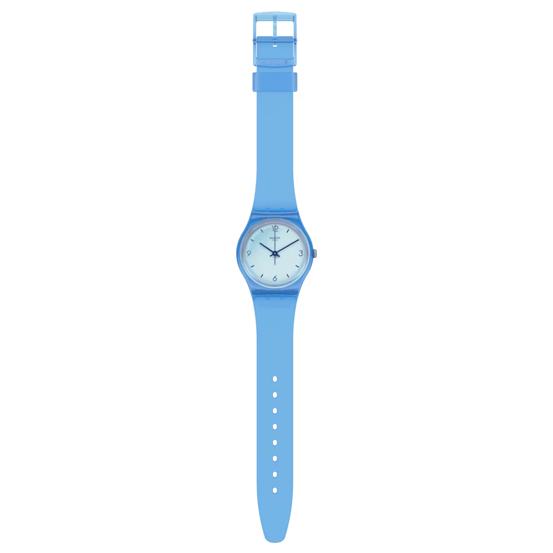 Orologio Swatch Gent Swan Ocean GS165 – Effetto Specchio Blu Trasparente