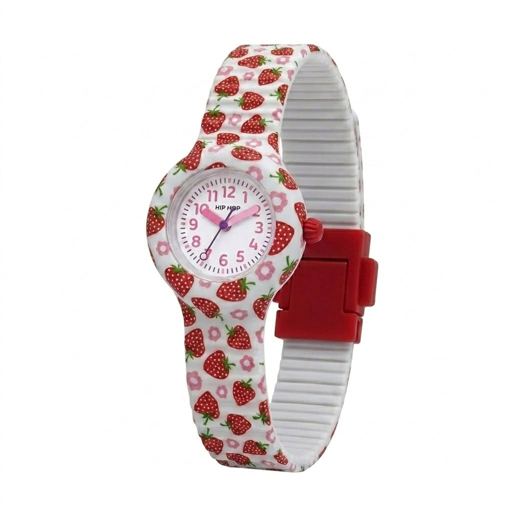 Orologio HIP HOP Kids Fun Strawberry HWU1037 – Vista laterale – Orologio per bambini da Cicco Gioielleria