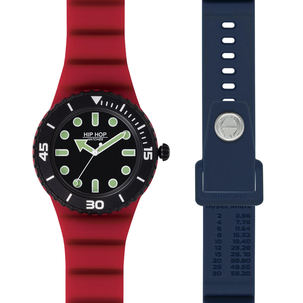 HIP HOP HWU1235 Master Red/Blue – Orologio unisex quarzo bicolore | CICCO Gioielleria