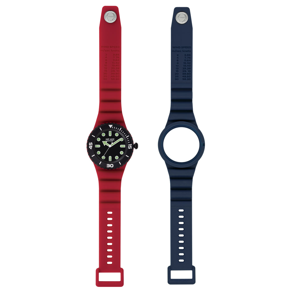 HIP HOP HWU1235 Master Red/Blue – Orologio unisex quarzo bicolore | CICCO Gioielleria