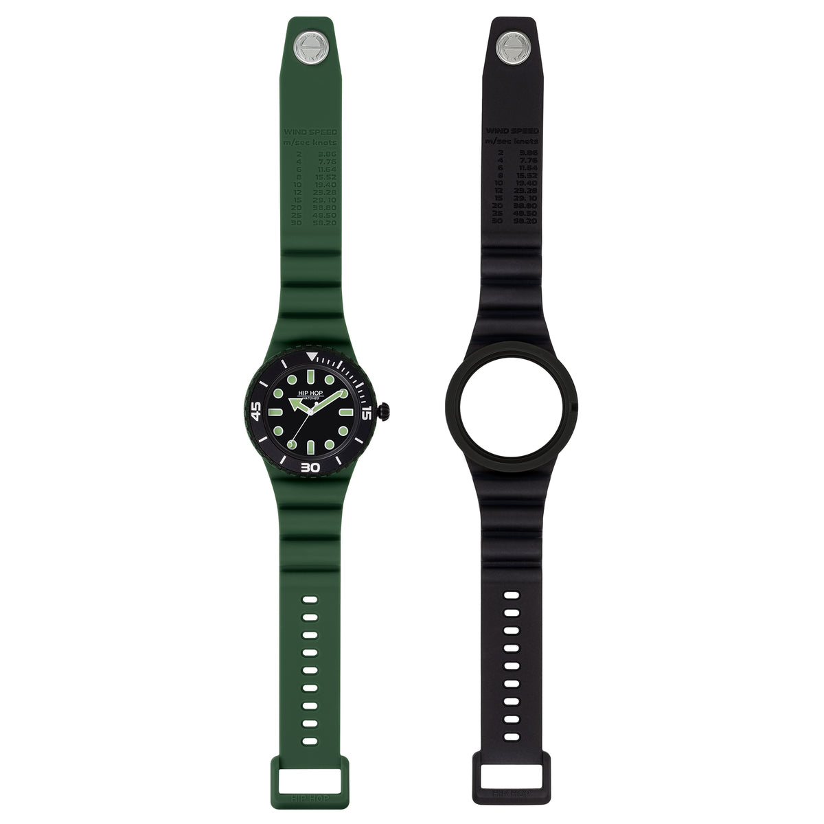 Orologio Hip Hop HWU1236 Master – Orologio con cinturini di ricambio da Cicco