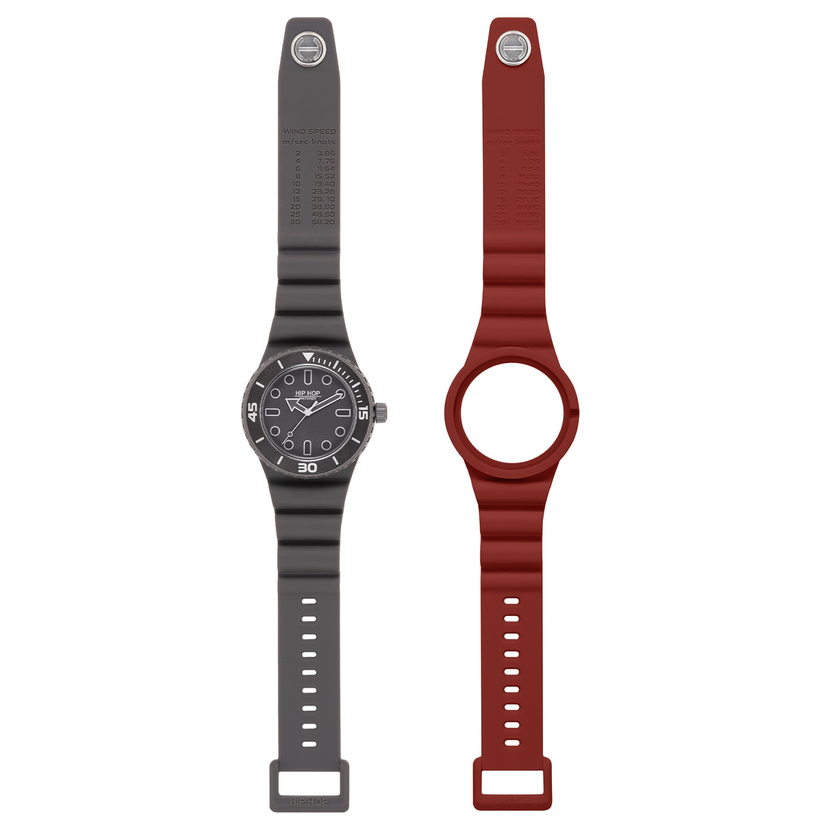 Orologio Hip Hop HWU1334 Master – Orologio con cinturini di ricambio da Cicco