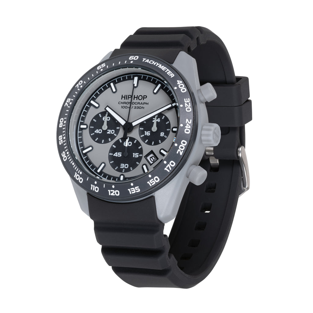 Orologio Hip Hop XT10 HWU1344 Graphite Black – Vista dell’orologio e del quadrante