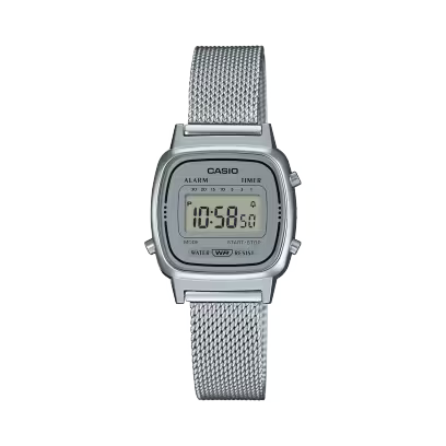 Casio Vintage LA670WEM-7EF orologio digitale donna maglia Milano urban retrò grigio