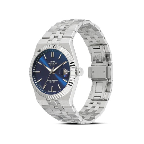 MONDIA MS010021 Monarca Blu – Dettaglio cinturino orologio uomo | CICCO Gioielleria