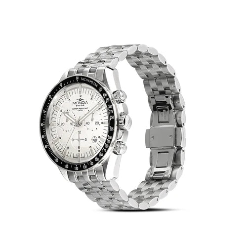 MONDIA MS015003 Icon Chrono Plus Bianco – Dettaglio cinturino orologio uomo | CICCO Gioielleria