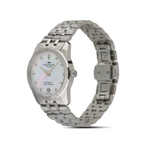 MONDIA MS020005 Elegance Lady Madreperla – Dettaglio cinturino orologio donna | CICCO Gioielleria