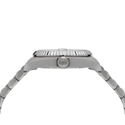 Mondia Icon Lady Diamanti Jubilee MS020015 | Orologio Donna 30mm Quadrante Bianco Diamanti Bracciale Jubilee Acciaio Vista Laterale | Gioielleria CICCO
