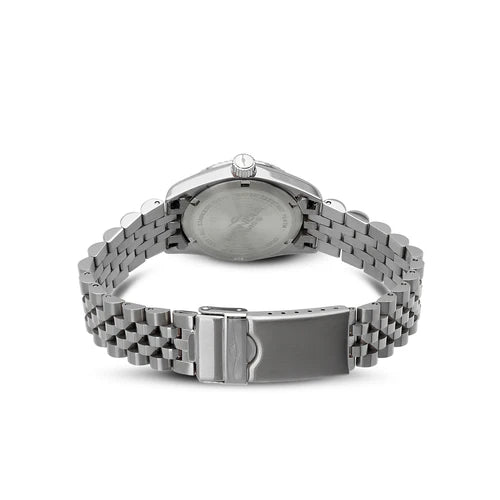 Mondia Icon Lady Diamanti Jubilee MS020015 | Orologio Donna 30mm Quadrante Bianco Diamanti Bracciale Jubilee Acciaio Dettaglio cassa | Gioielleria CICCO
