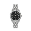 Mondia Icon Lady Jubilee MS020020 | Orologio Donna 30mm Quadrante Nero Bracciale Jubilee Acciaio Vista Frontale | Gioielleria CICCO
