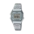Casio Vintage LA680WEA-7EF orologio digitale donna acciaio argento cronometro LED