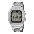 Casio Vintage W-800HD-1AVEF – orologio digitale con doppio fuso orario e retroilluminazione LED, impermeabile 10 bar, batteria 10 anni