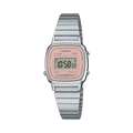 Casio Vintage LA670WEA-4A2EF orologio digitale donna acciaio rosa urban retrò cronometro