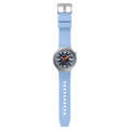 Swatch Big Bold Irony Moment – Orologio oversize acciaio, vista frontale su sfondo bianco – CICCO Gioielleria