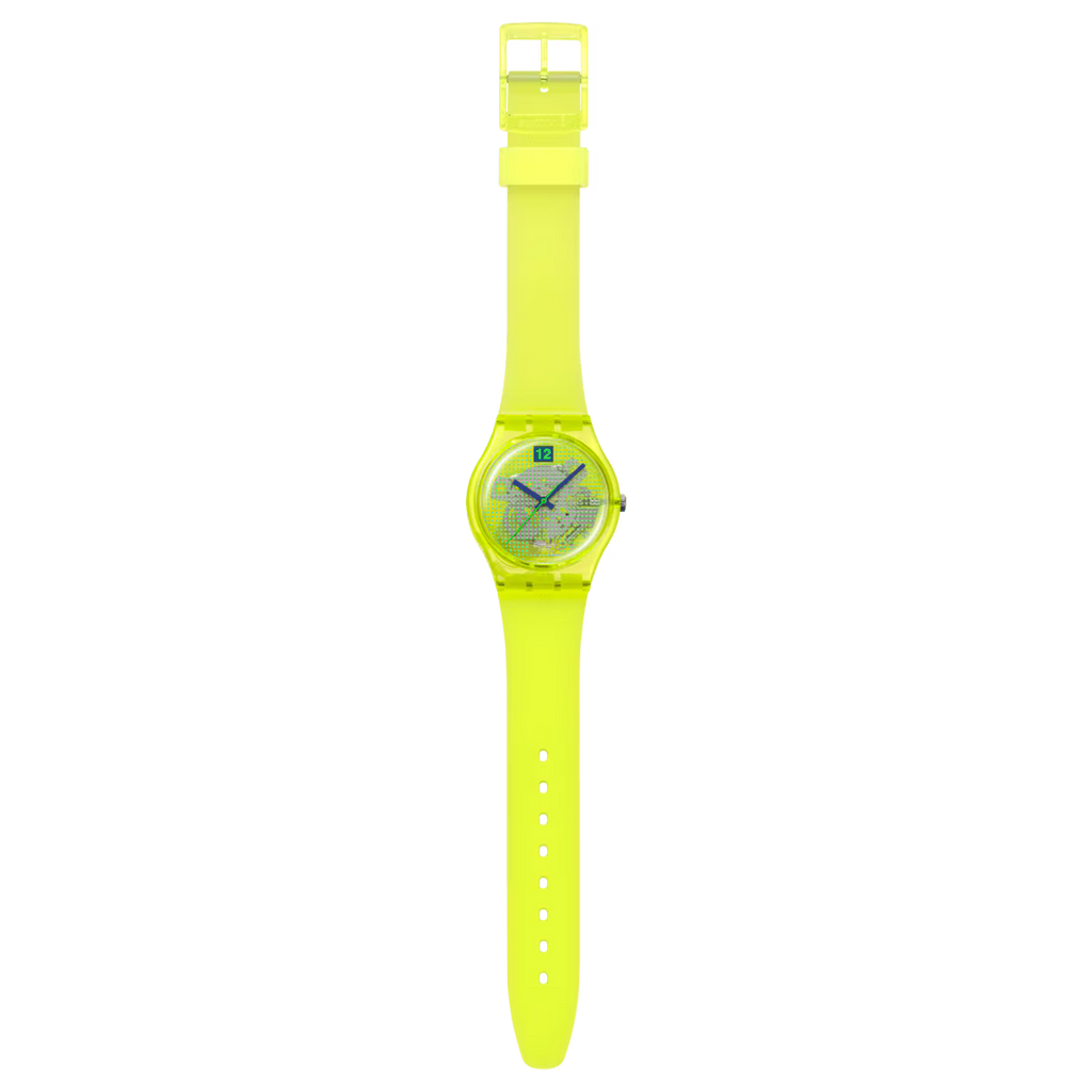 Orologio Swatch LUMINOUSLY LEMON SO28J103 – Collezione Gent da Cicco Gioielleria