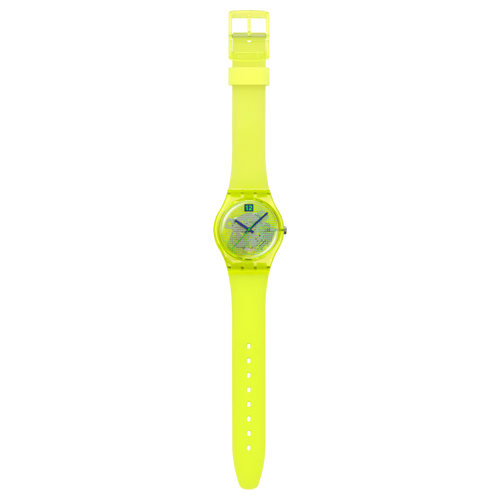 Orologio Swatch LUMINOUSLY LEMON SO28J103 – Collezione Gent da Cicco Gioielleria