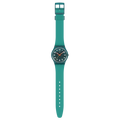 Swatch Gent SO29G703 Wavelengths of Moss – Orologio uomo quadrante verde muschio, vista frontale su sfondo bianco – CICCO Gioielleria