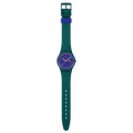 Swatch Gent SO29K101 Pattern Formation – Orologio uomo quadrante geometrico, vista frontale su sfondo bianco – CICCO Gioielleria