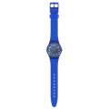 Swatch Gent SO29K104 Wavelengths of Water – Orologio uomo quadrante effetto acqua, vista frontale su sfondo bianco – CICCO Gioielleria