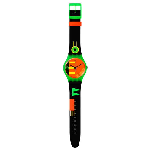 Orologio Swatch NEON RIDER SO29G106 – Vista frontale – Orologio New Gent da Cicco Gioielleria