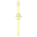 Swatch Gent SO29G700 Citrus Tilt – Orologio uomo quadrante giallo agrumato, vista frontale su sfondo bianco – CICCO Gioielleria