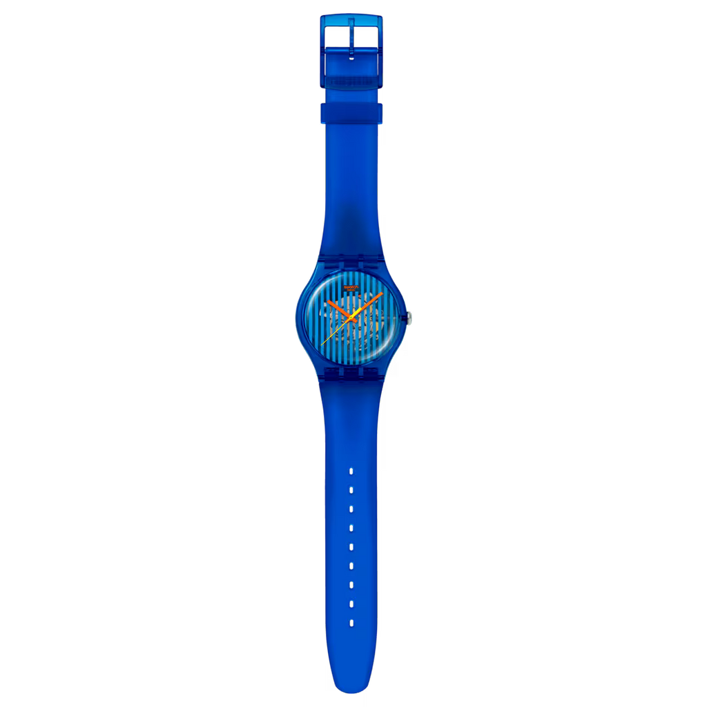 Orologio Swatch BRILLIANTLY BLUE SO29S102 – Collezione New Gent da Cicco Gioielleria