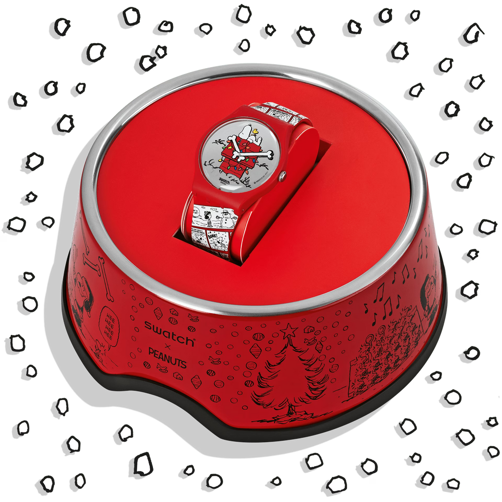 Packaging Swatch SO29Z109 Chomp! x Peanuts – packaging