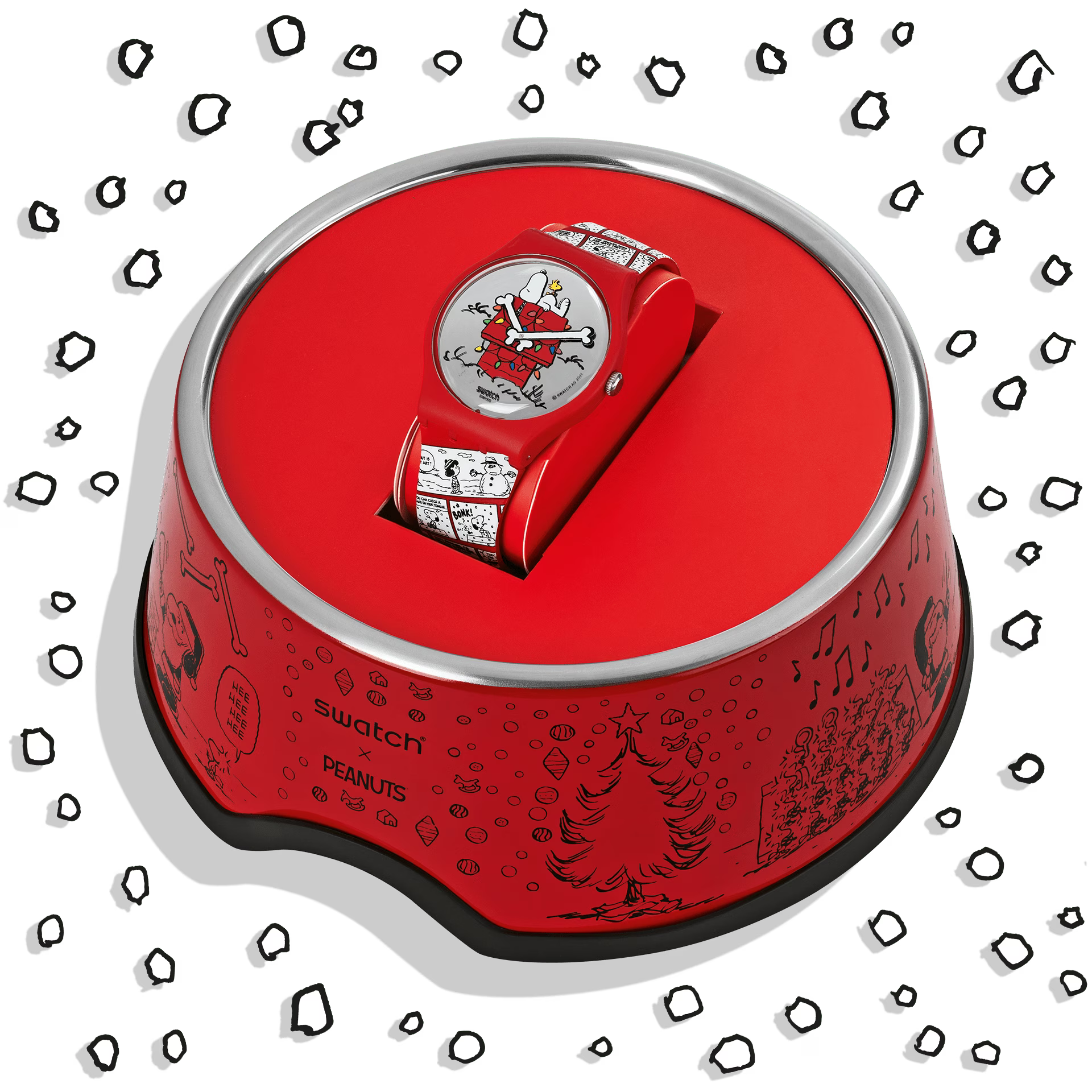 Packaging Swatch SO29Z109 Chomp! x Peanuts – packaging