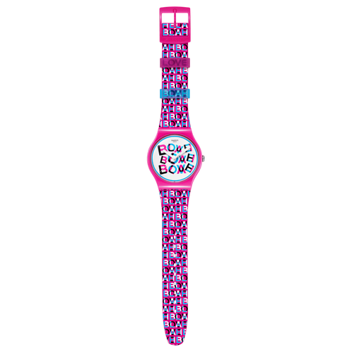 Orologio Swatch New Gent SO29Z156 Love & Blah – vista frontale su sfondo bianco