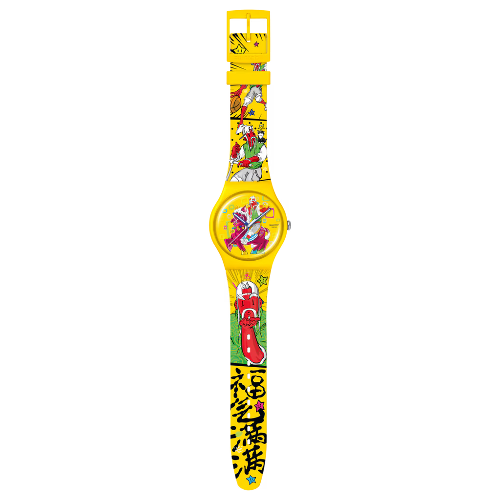 Swatch Art Peace Hotel SO29Z157 Blow Away – Orologio da CICCO Gioielleria