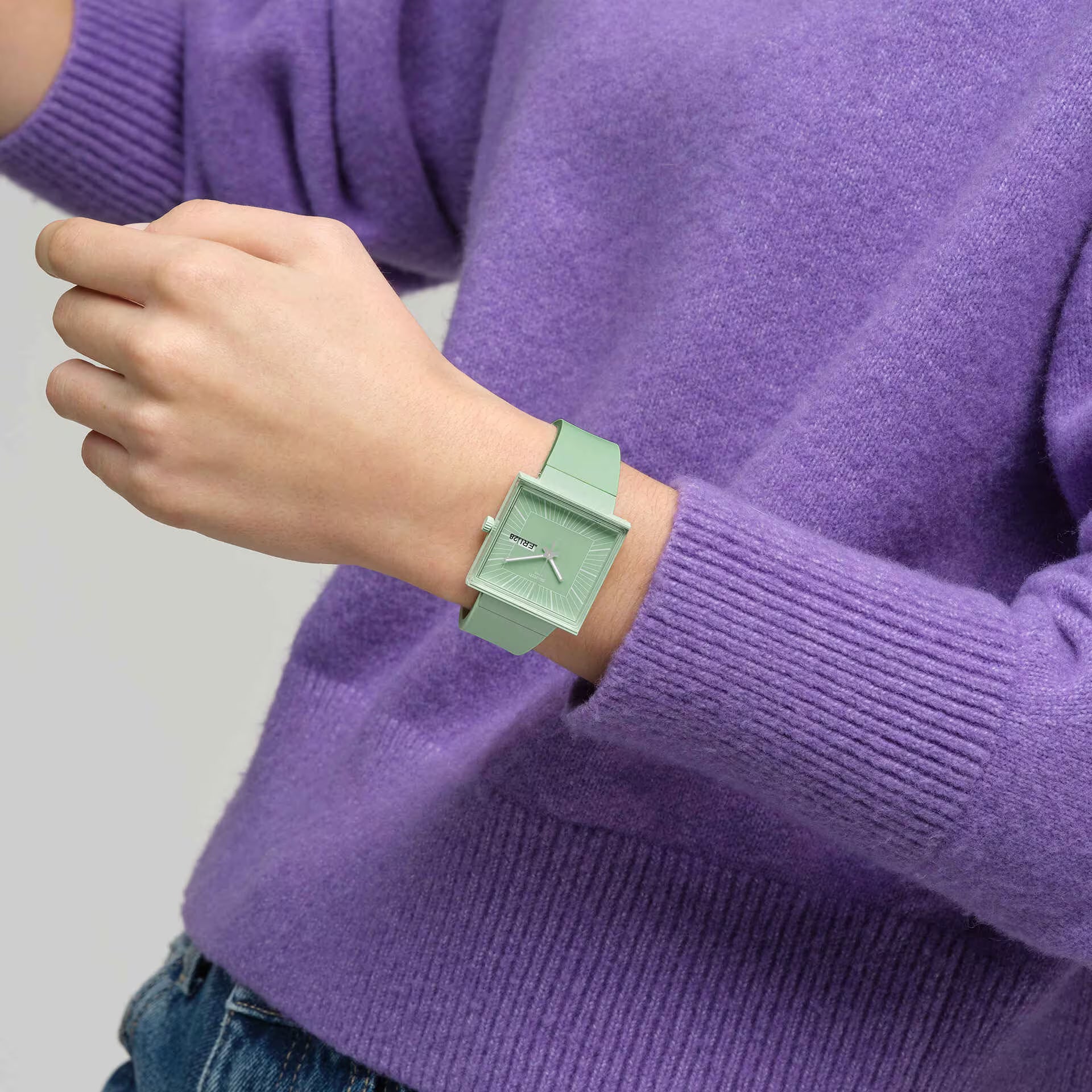 Swatch WHAT IF...MINT? SO34G701 – Orologio Bioceramic verde menta – Indossato | Cicco Gioielleria