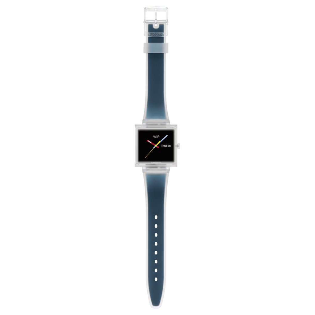 Swatch What If See Thru Black SO38K700 – Vista frontale – Orologio da Cicco Gioielleria