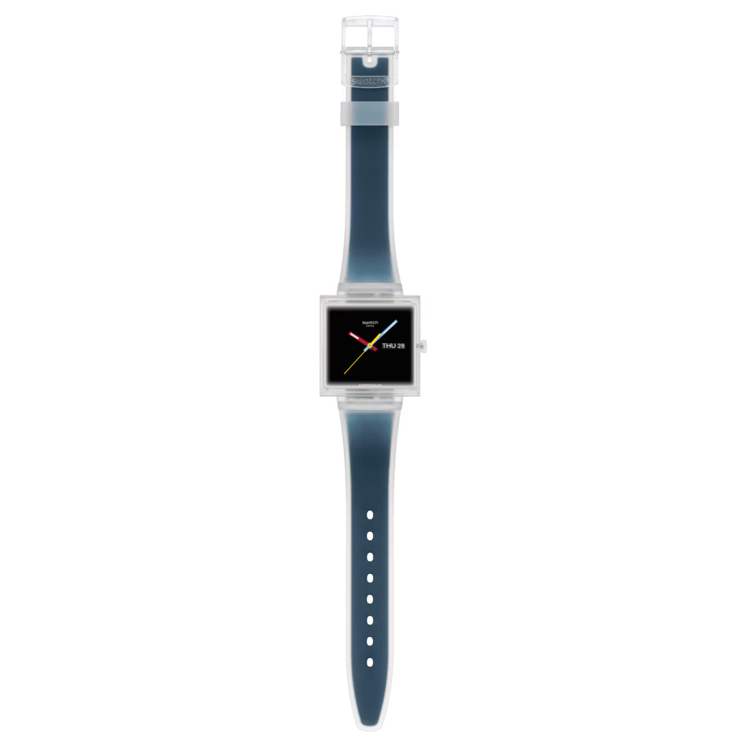 Swatch What If See Thru Black SO38K700 – Vista frontale – Orologio da Cicco Gioielleria