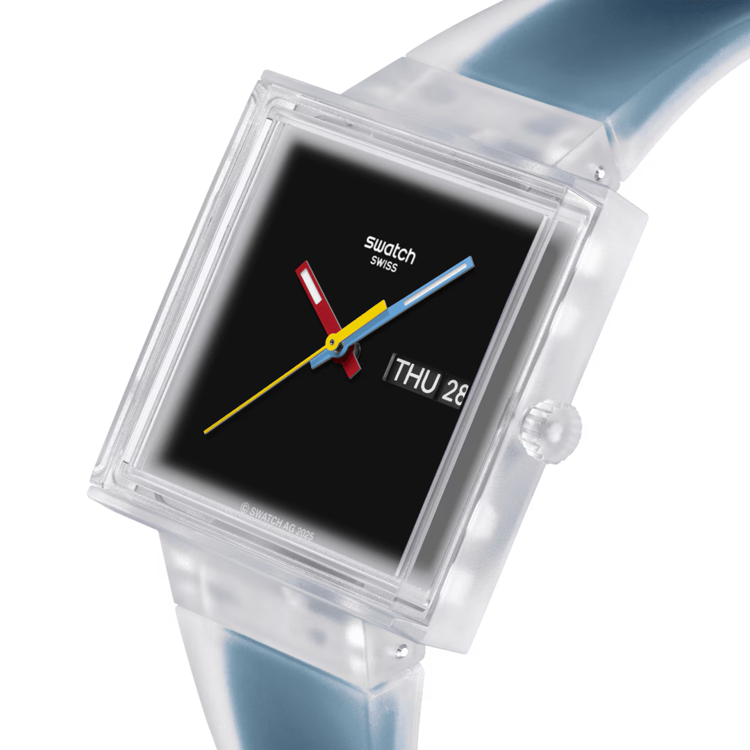 Swatch What If See Thru Black SO38K700 – Dettaglio quadrante – Orologio da Cicco Gioielleria
