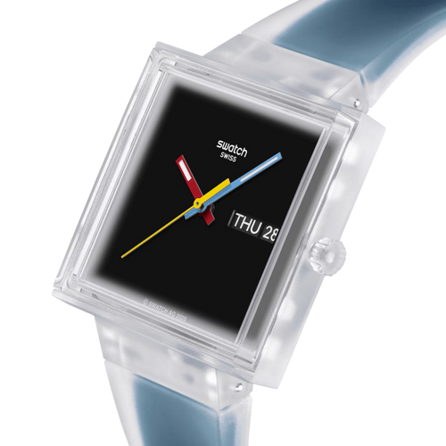 Swatch What If See Thru Black SO38K700 – Dettaglio quadrante – Orologio da Cicco Gioielleria