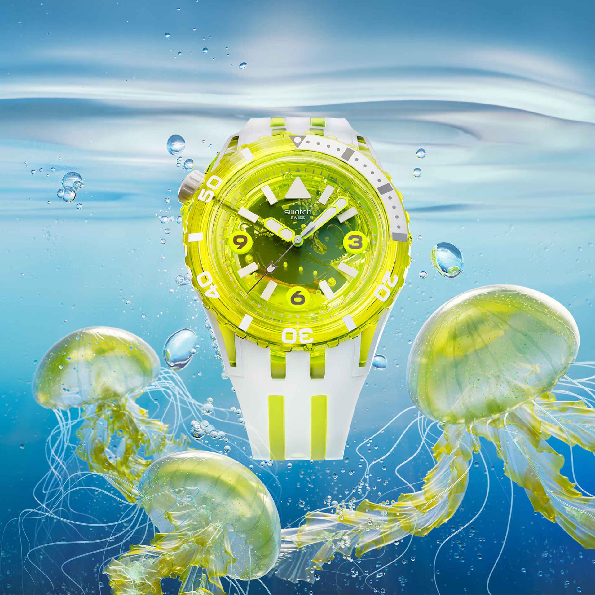 Swatch SCUBACQUA - SSCU09J100 - EGG YOLK
