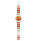 Orologio Swatch New Gent SUOZ266 Woof New Year 2018 – vista frontale su sfondo bianco
