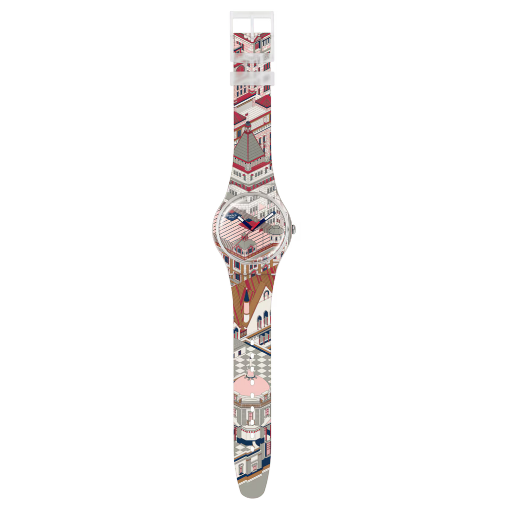 Swatch Art Peace Hotel SUOZ371 Bund-Astic – Orologio da CICCO Gioielleria