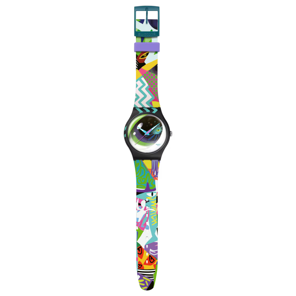 Swatch Art Peace Hotel SUOZ372 Street Eye – Orologio da CICCO Gioielleria