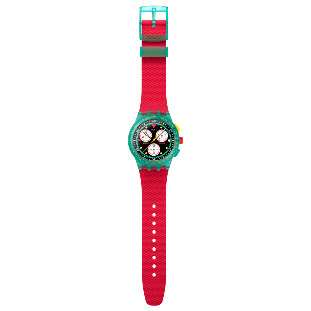 SUSG409 - SWATCH NEON EMERALD CHRONO