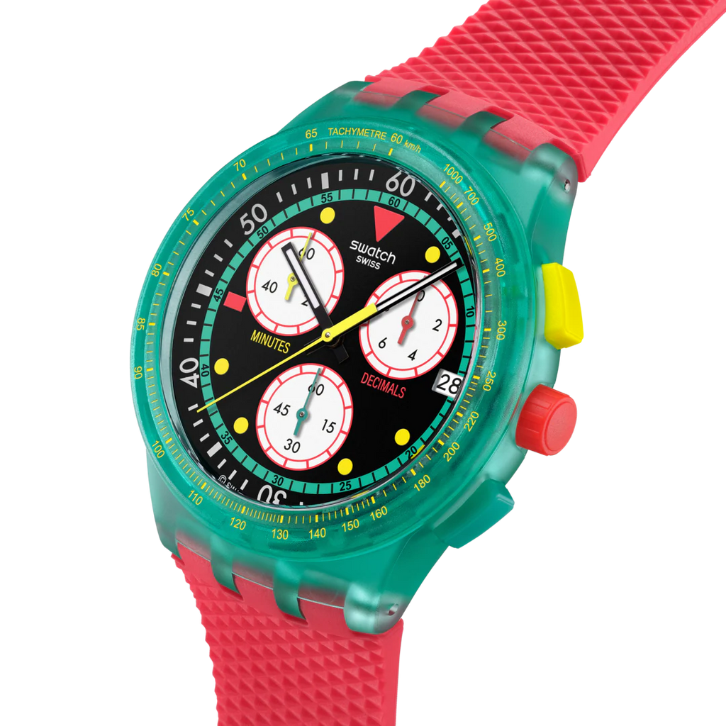 SUSG409 - SWATCH NEON EMERALD CHRONO