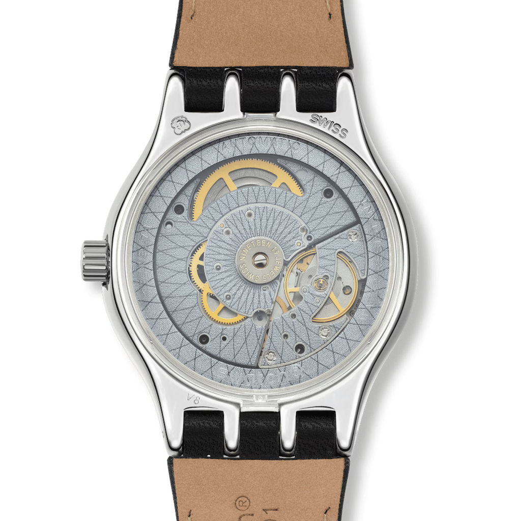 Swatch Irony SY23S400 Petite Seconde Black – Vista retro orologio acciaio nero – SWATCH
